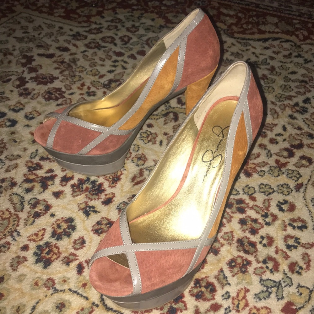 Suede Platform Stilettos